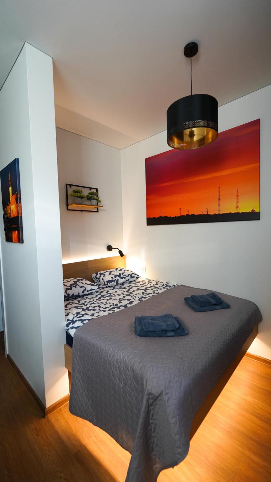 Amber Light Self-Check-In Apartments Kaunas Pokoj fotografie
